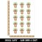 Hang in There Sweet Sloth Temporary Tattoo Water Resistant Fake Body Art Set Collection (1 Sheet)